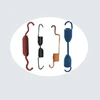brake shoe return wire spring