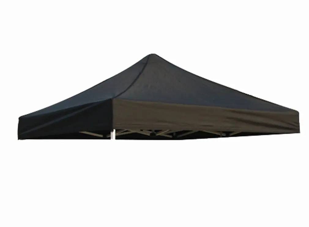 Eurmax New Pop Up 10X10 Replacement Instant Ez Canopy Top Cover (Black)