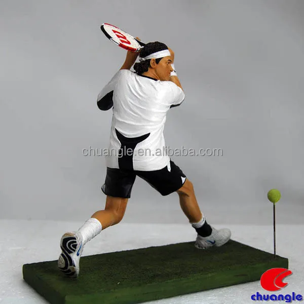 Tennis Figurines,Roger Federer Statue,Sports Figure Collectible Craft Buy Tennis Figurines