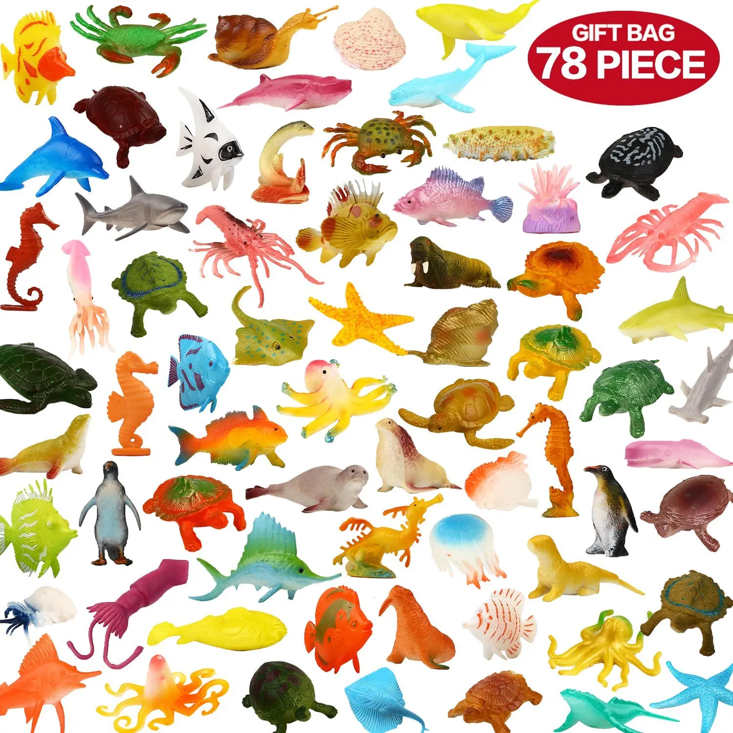 ocean animals toy set