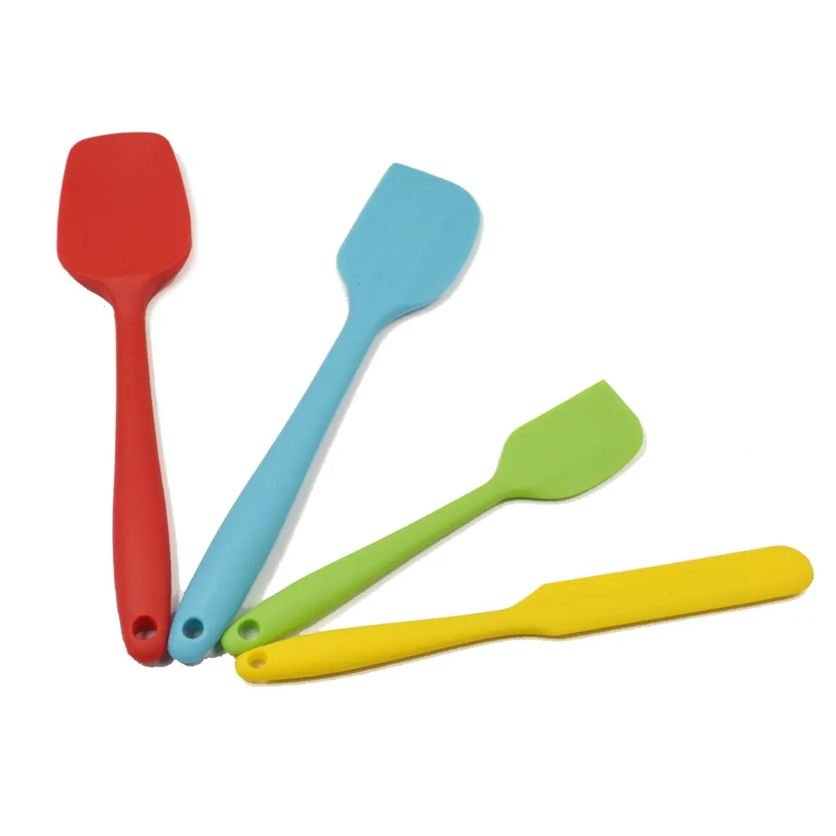 heat resistant silicone spatula set