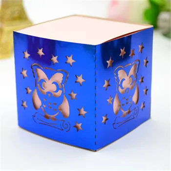 Baby Shower Favor Box Cute Animal Candy Box Laser Cut Paper Luxury