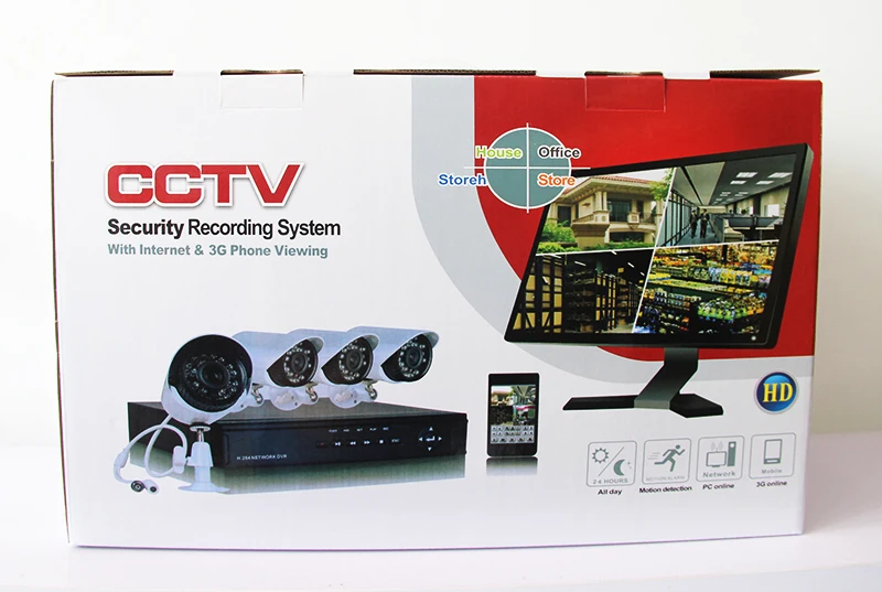 4ch 720p H 264 Net Dvr Diy Security Camera Kit Buy Dvr Kit,Camera Kit