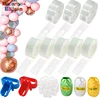 Balloon Arch Kit 528pcs with Balloons Decorating Strip Tape | Ribbons and Clips | Glue Dots | Tool Tie for Party Supplies K209