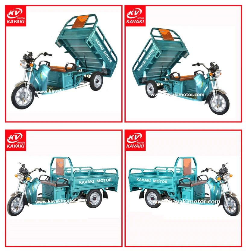 Kavaki Guangzhou Factory Wholesale Electric Cargo Tricycle Ebike For