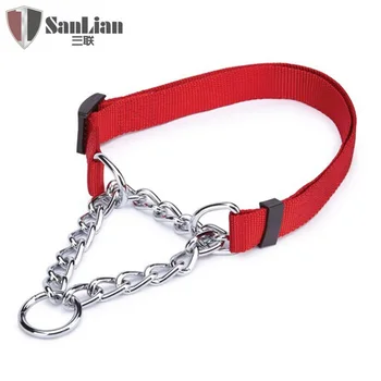 adjustable chain dog collar