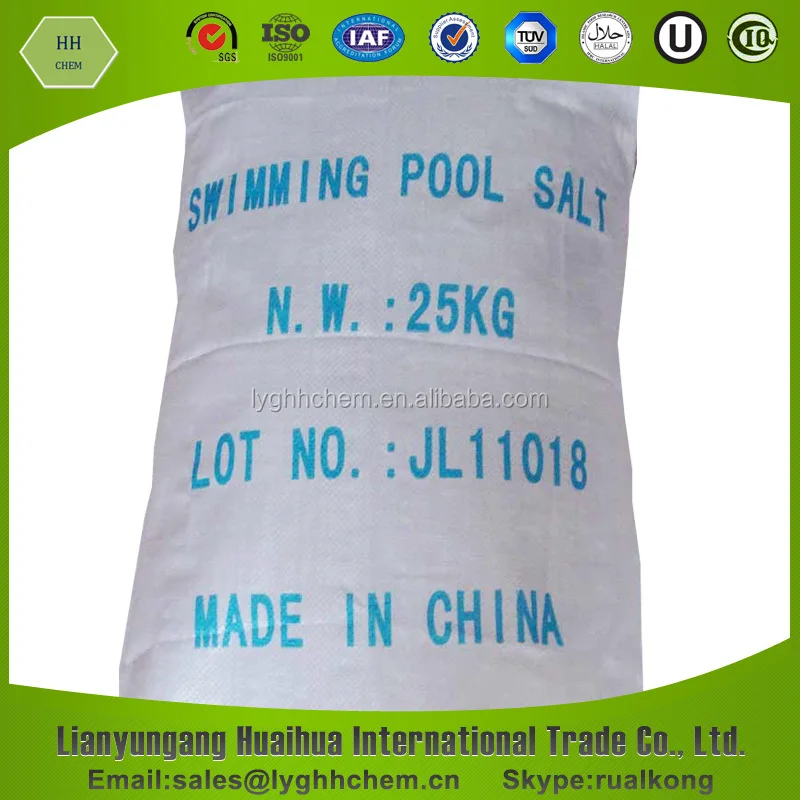 Swimming Pool Salt 20kg Bags On Pallets - Buy Swimming Pool Salt,Pool ...