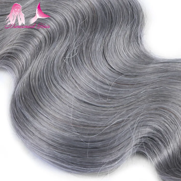 1b/grey Ombre Body Wave Hair New Style Virgin Remy Brazilian Grey Human