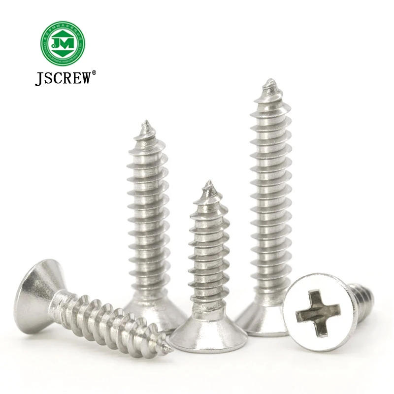 M4.5*32 White Nickel Watch Screw Plain Color Countersunk Head Screws ...