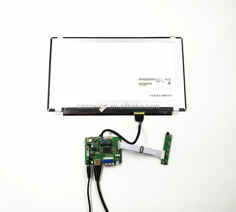 lcd controller board support HDMI+VGA +2AV driver 15.6 inch LCD kits with 1920*1080,300 cd