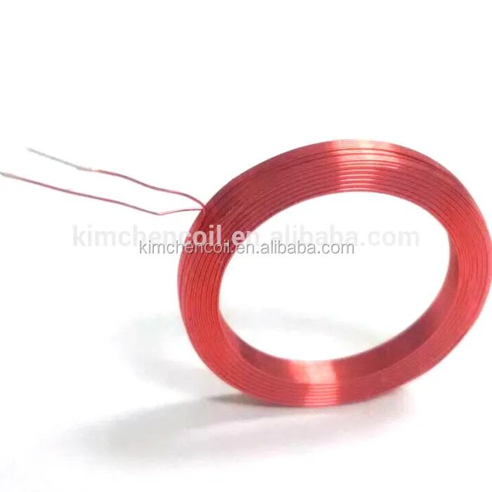 Magnetic air core self bonded coil hollow copper coil without bobbin
