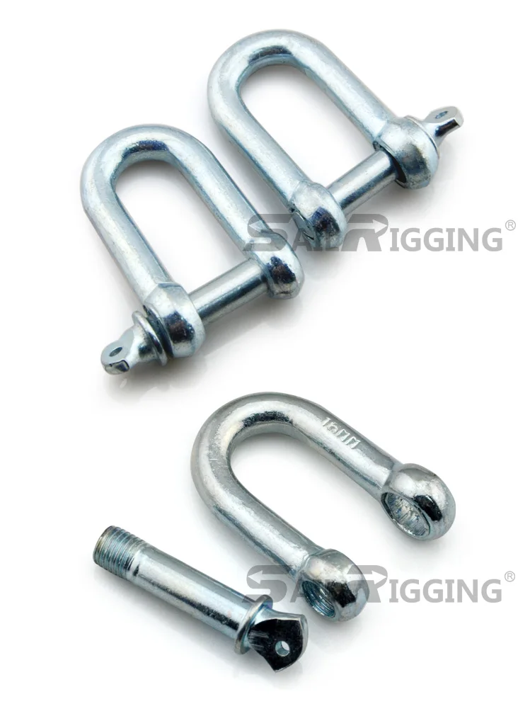 European Type Galvanized Alloy steel D shackle