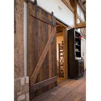 Rustic Style Vertical Slat V Groove Knotty Alder Interior Sliding Plank Barn Doors Buy Sliding Glass Barn Doors Interior French Doors