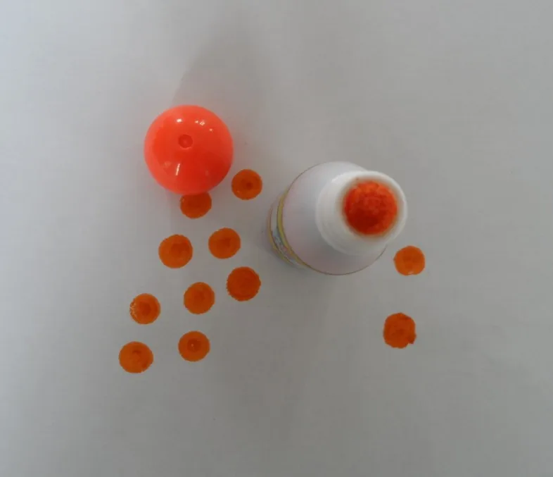 Amazon hot sale 10ml bingo dauber dabber CH2819 eyes drop shape marker