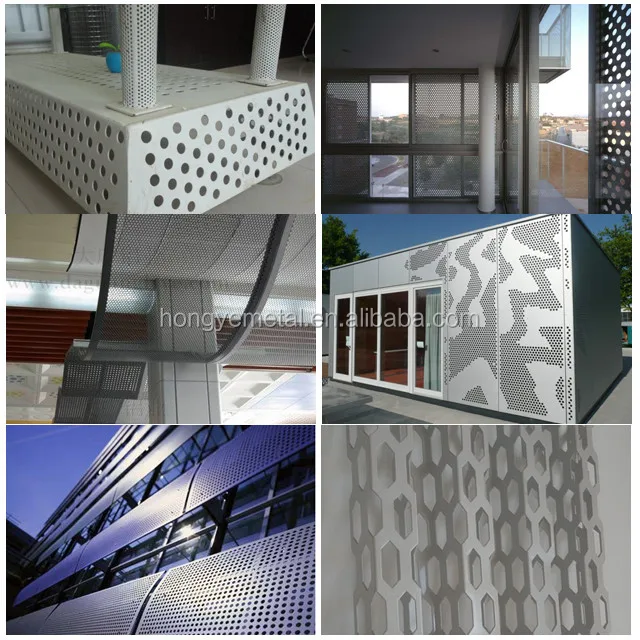 Stainless Steel 304 Decorative Perforated Sheet Metal Panels For