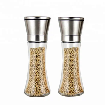 salt & pepper grinders stainless steel