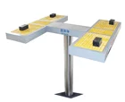 Hydraulische 1 post ingegraven auto wassen lift auto lift parkeerplaats lift
