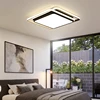 New Modern Fashion 80w 100w Square Home Dimmable Ceiling Lamp Guangzhou Wholesale OEM Flush Mount Living Room Led Ceiling Light