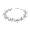 Alibaba Fashion jewelry 8 Dragonfly 925 sterling silver plated bracelet 7''