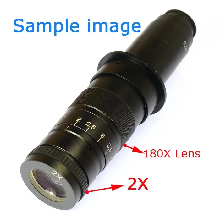 2x Stereo Microscope Auxiliary Barlow Lens Big Attachment Objective