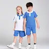 Custom Made Primary School Uniform Designs Summer Kids Boy and Girl School Uniform