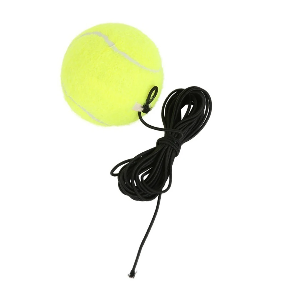 4Pcs Premium Elastic Tennis Ball With Cord String For Tennis Trainer Learner 