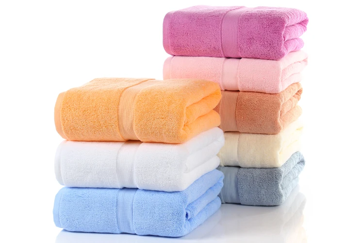 Wholesale Large Queen Size Towels 100 Cotton Pure Plain White Hotel
