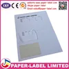 Store integrated label, A4 integrated label