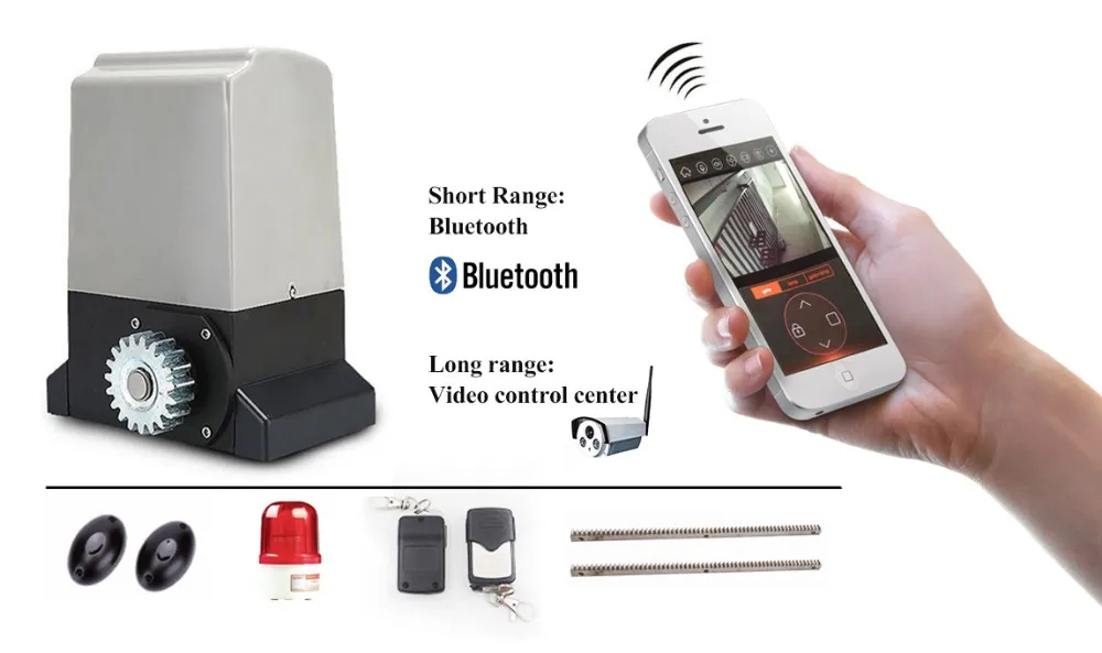 Wifi App Control Automatic Sliding Door Opener/electric Gate Motors/solar Powered Electric Motor