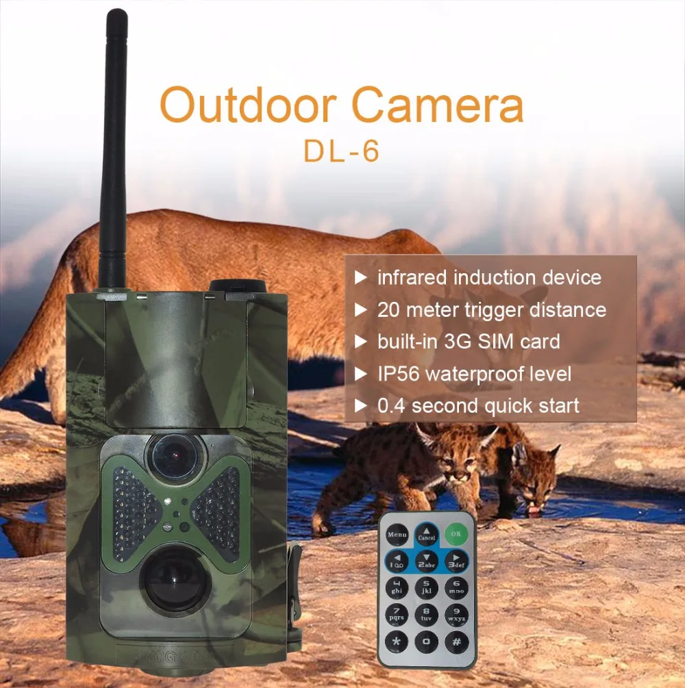 2.0 Lcd Remote Control Trail Camera 12mp 1080p Hd Wildlife Game 3g