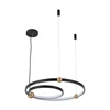 2019 new planetary custom restaurant coffee shop modern luxury ceiling decorative round led hanging circle ring pendant light