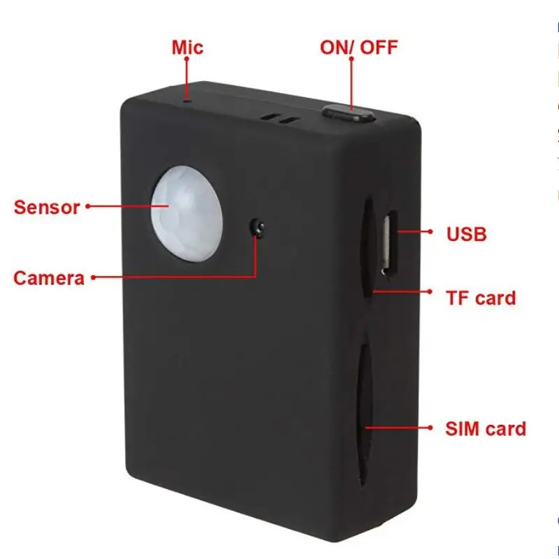 Wireless Infrared Camera Mini Gsm Pir Alarm Gsm Tracker Autodial Pir