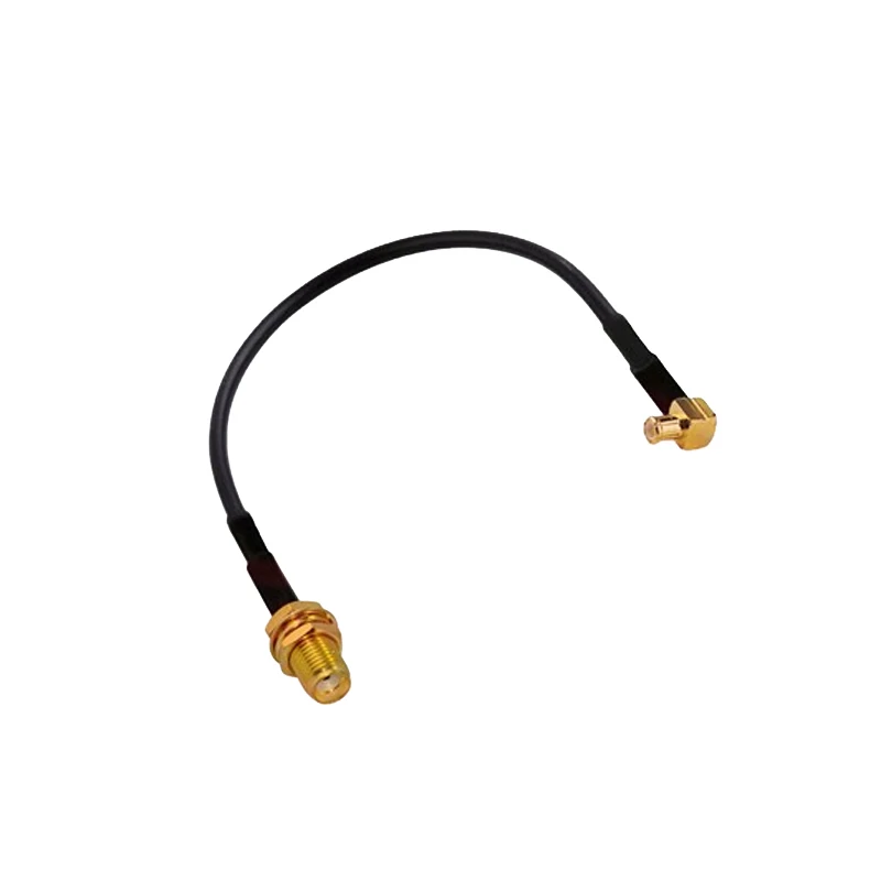 Female SMA to Male MCX RF Coaxial RG316 cable jack right angle Pigtail Any Long