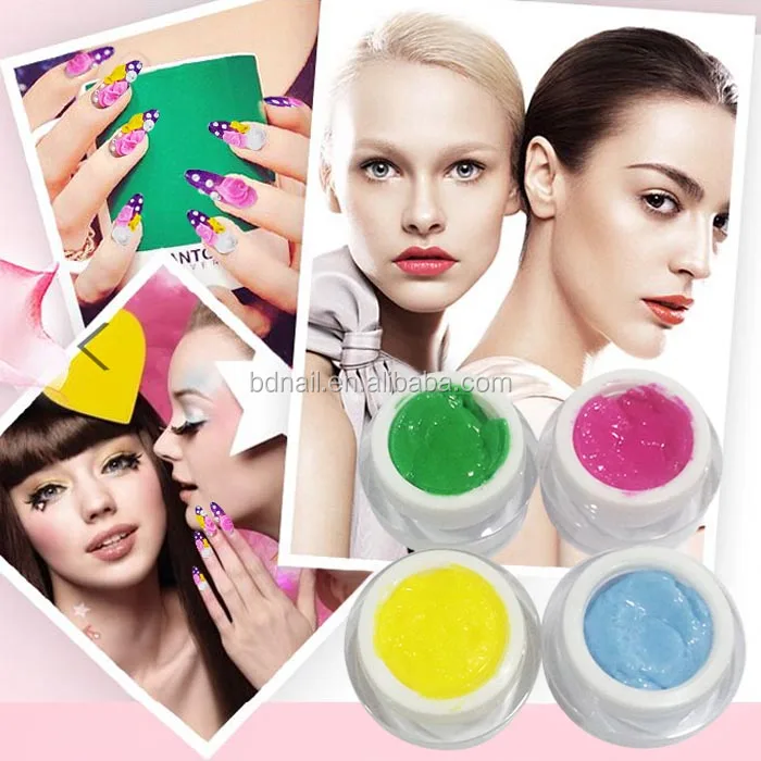 Nail Art Carve Gel Soak Off Gel High Quality Nail Sculpture Uv 3d 4d