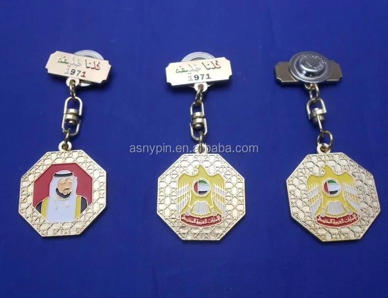 Khalifa bin Zayed bin Sultan Al Nahyan medal badges