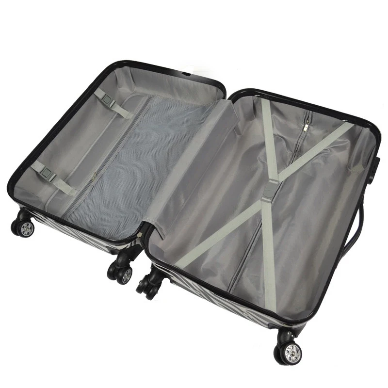 Fashionable Zebrastripe Plastic Materials Carryon Luggage Buy Bag