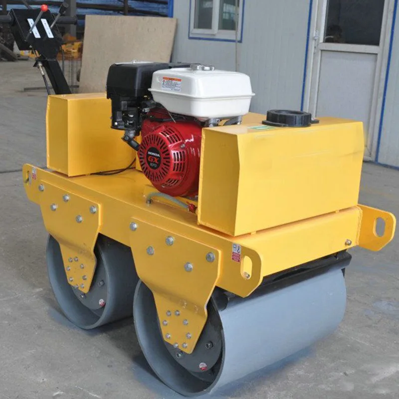 Lh-600 Mini Portable Hand Push Type Gasoline Engine Road Roller - Buy 