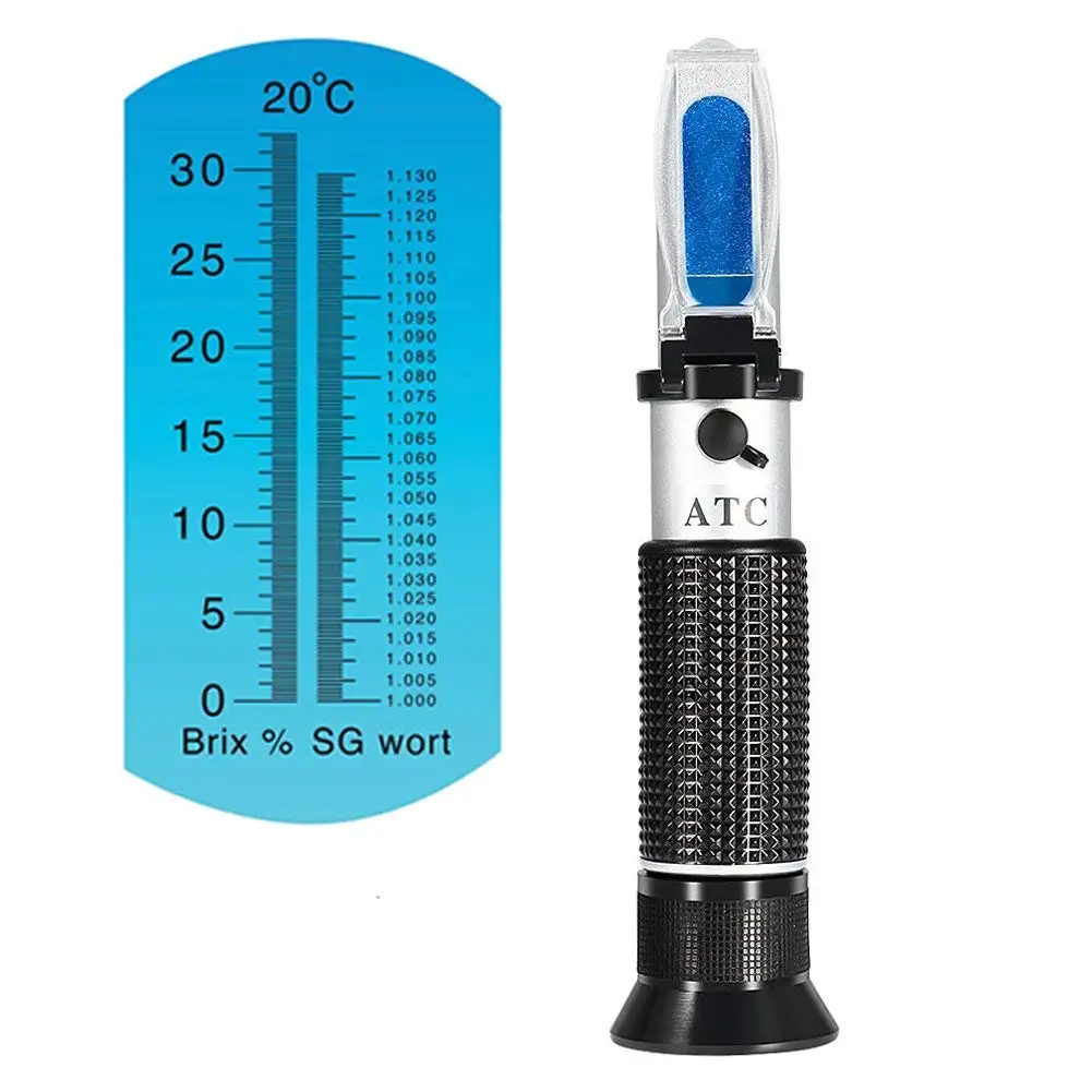 Saltwater Testing 0-10/% with Automatic Temperature Compensation for Aquariums Tanice Salinity Refractometer Dual Scale 0-100 ppt of Salinity and 1.000 to 1.070 Specific Gravity Marine Monitoring