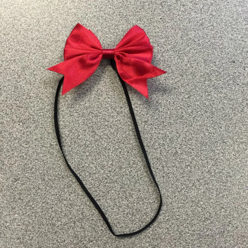 Custom Designed Stretch Loop With Pretied Bow For Chocolate Box