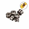 GUB Titanium Crankset Chain ring Bolts Nuts M8 for Fixed Gear Track Cycling Chain Ring Bolts Bicycle Accessories 5pcs/lot