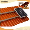 Solar panel tile roof mounting solutions, solar roof mounting structures