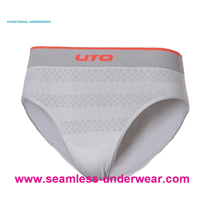 Custom Bamboo Fiber Coolmax Nude Womens Sport Seamless Underwear