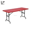 6ft adjustable long study folding computer table desk and Powder - Coated Steel frame