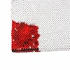 2019 Custom Printed Sublimation Sequins Fabric Colorful White and Red Sequin Fabric for Sublimation Printing