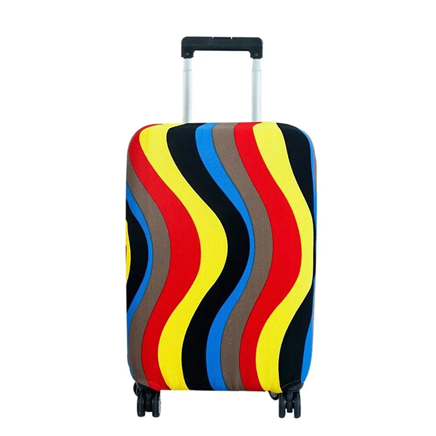 printed luggage trolley