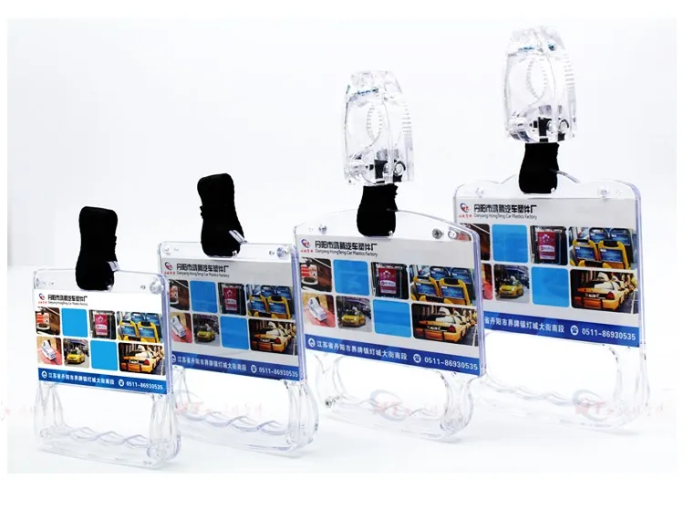 17X9cm advertising  size transparent plastic subway grab handle