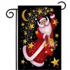 Wholesale Customized Christmas Double Sided Suede Garden Flag