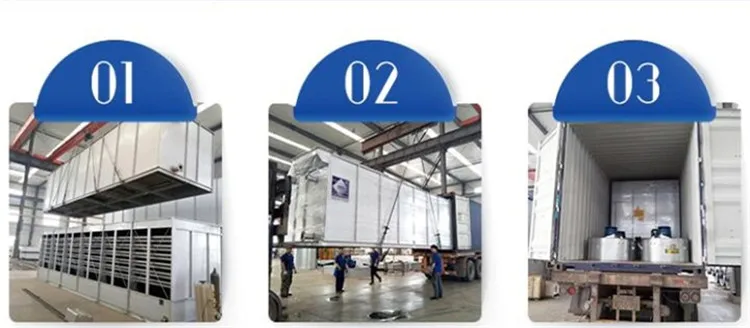 square induced draft counter flow cooling tower factory