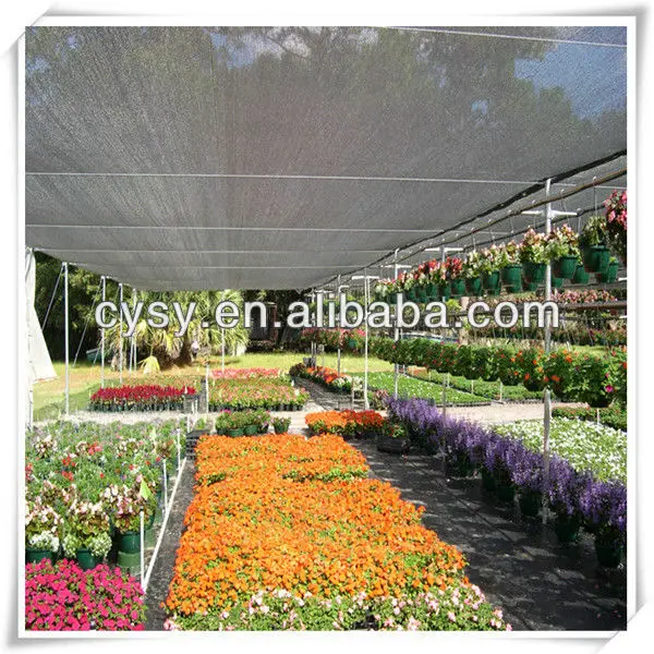 Hdpe Retractable Brown Sun Shade Cloth For Plants Protection & Greenhouse Cover & Sunshade
