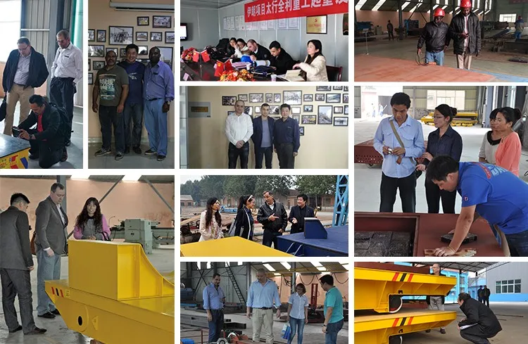 10t rail electric transfer cart for transfer steel pipe, billets , ladle and coil